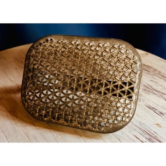 Antique Tin Hand-held Grater with unusual grater pattern, circa 1920 - Picture 2 of 9